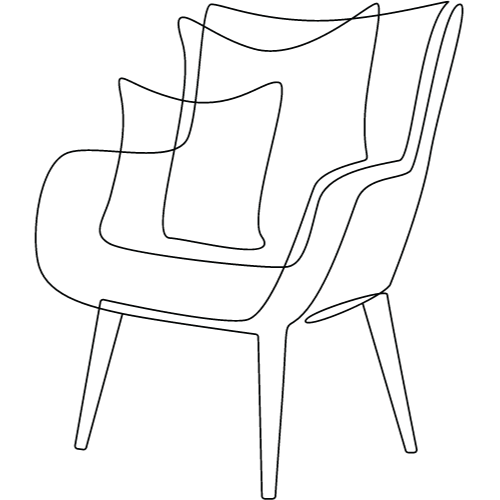 sillón dibujado